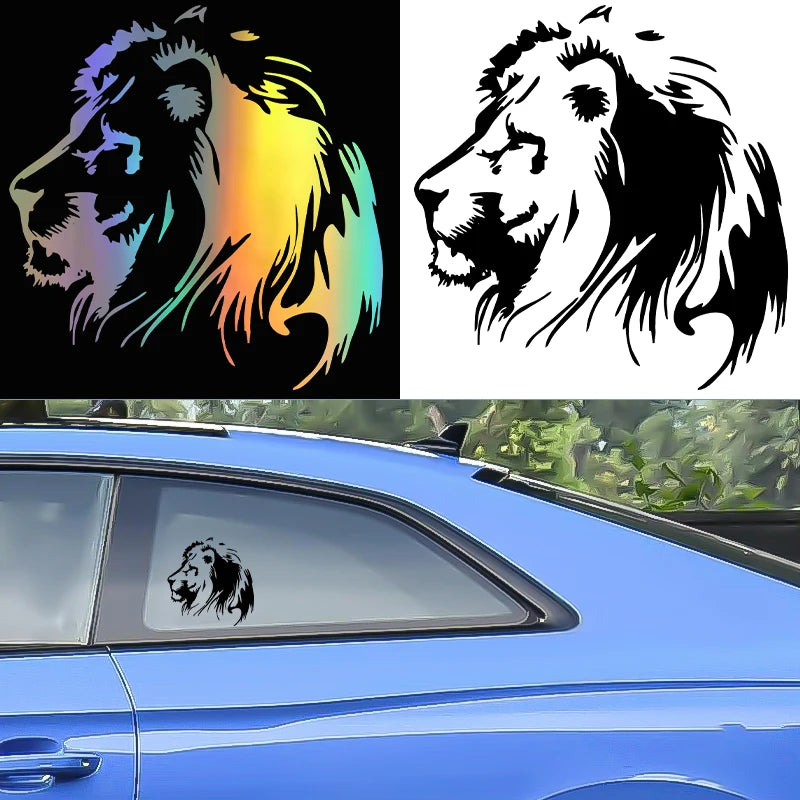 Holo Lion Vinyl Sticker