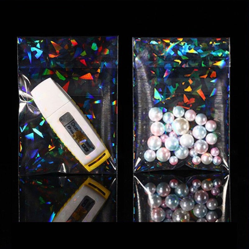 Transparent Holo Self-adhesive Holographic Bag