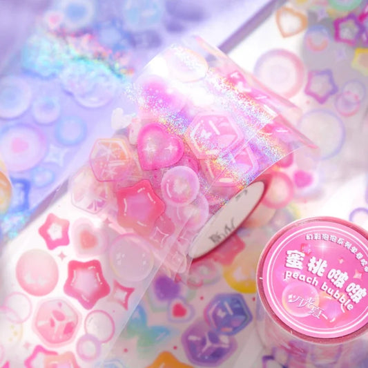 Holographic Bubble Shapes Washi Tape ! :D