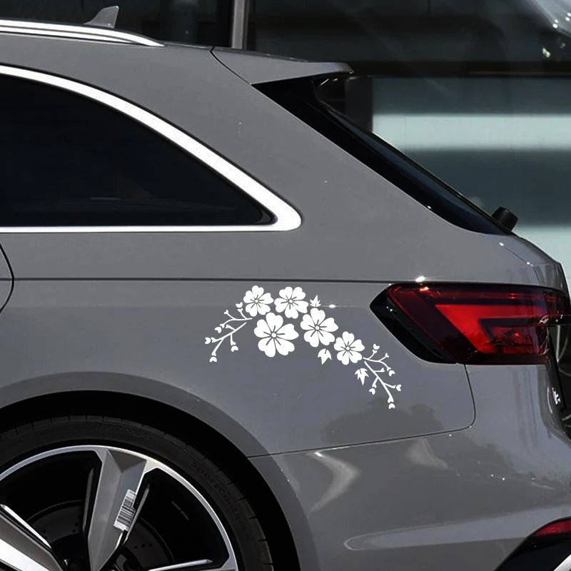 Holo Flower Blossom Decal Car Stickers