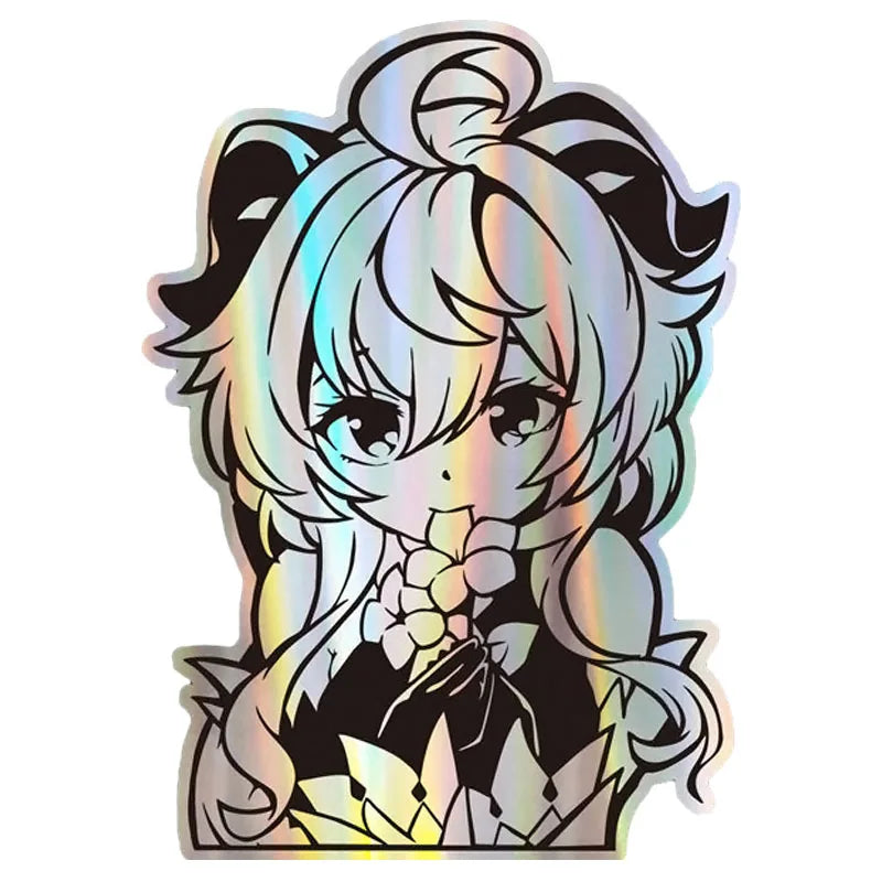 Genshin Impact Ganyu Kawaii Beast Girl Sticker