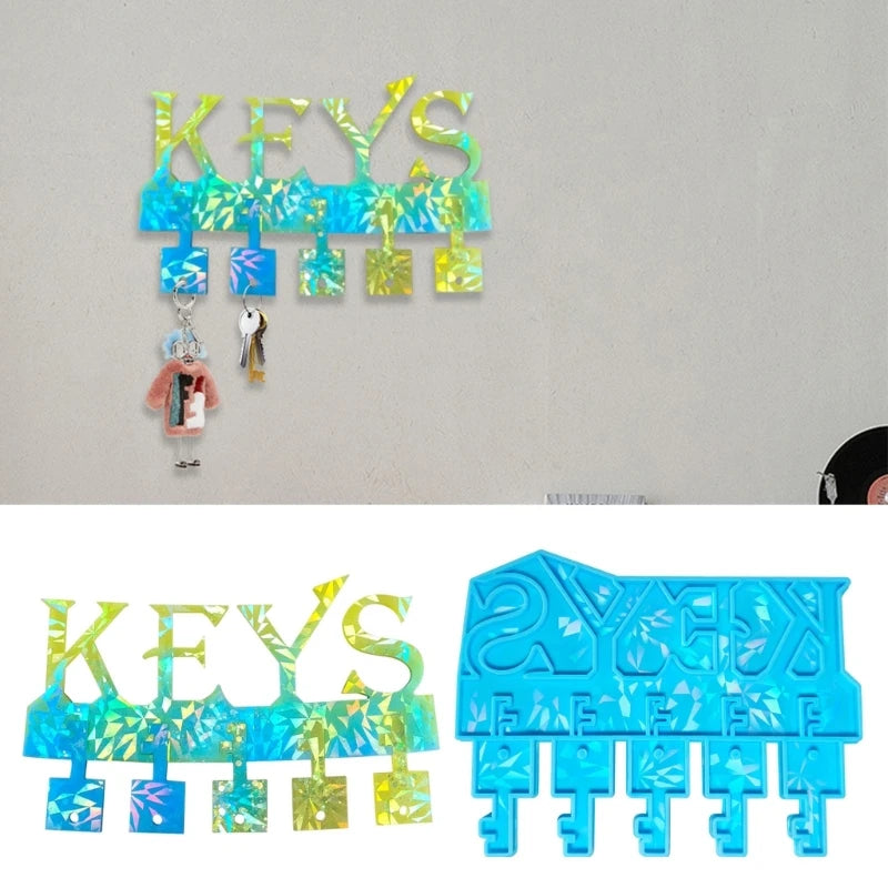 Holographical Keychain Holder Mold for Home