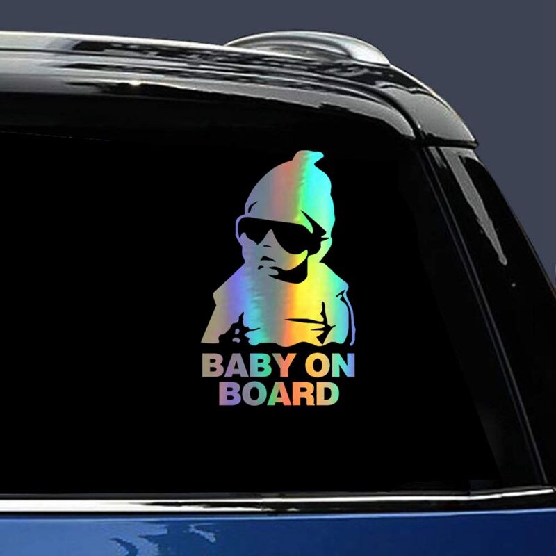 Holo Kids Baby On Board Vinyl Stickers