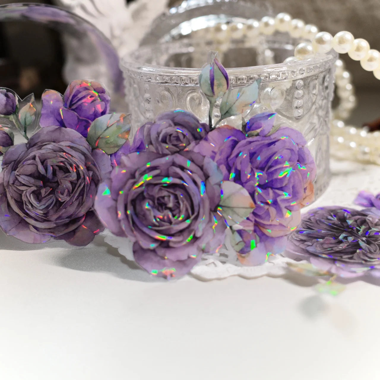 Purple Rose Shiny PET Tape