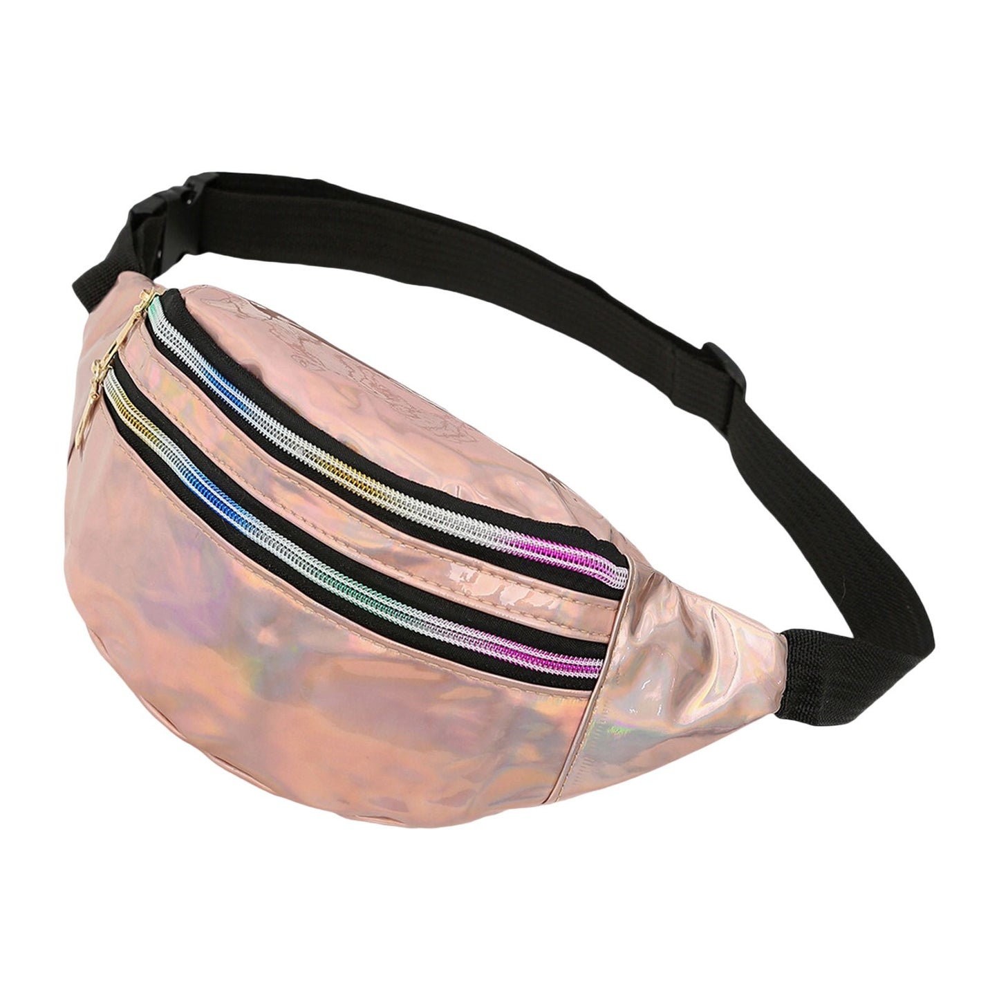 Holographic Fanny Pack / Beach Bum Zip Waist