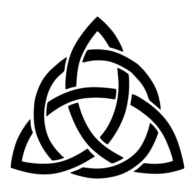 HOlo Knot Triquetra Trinity Celtic Sticker