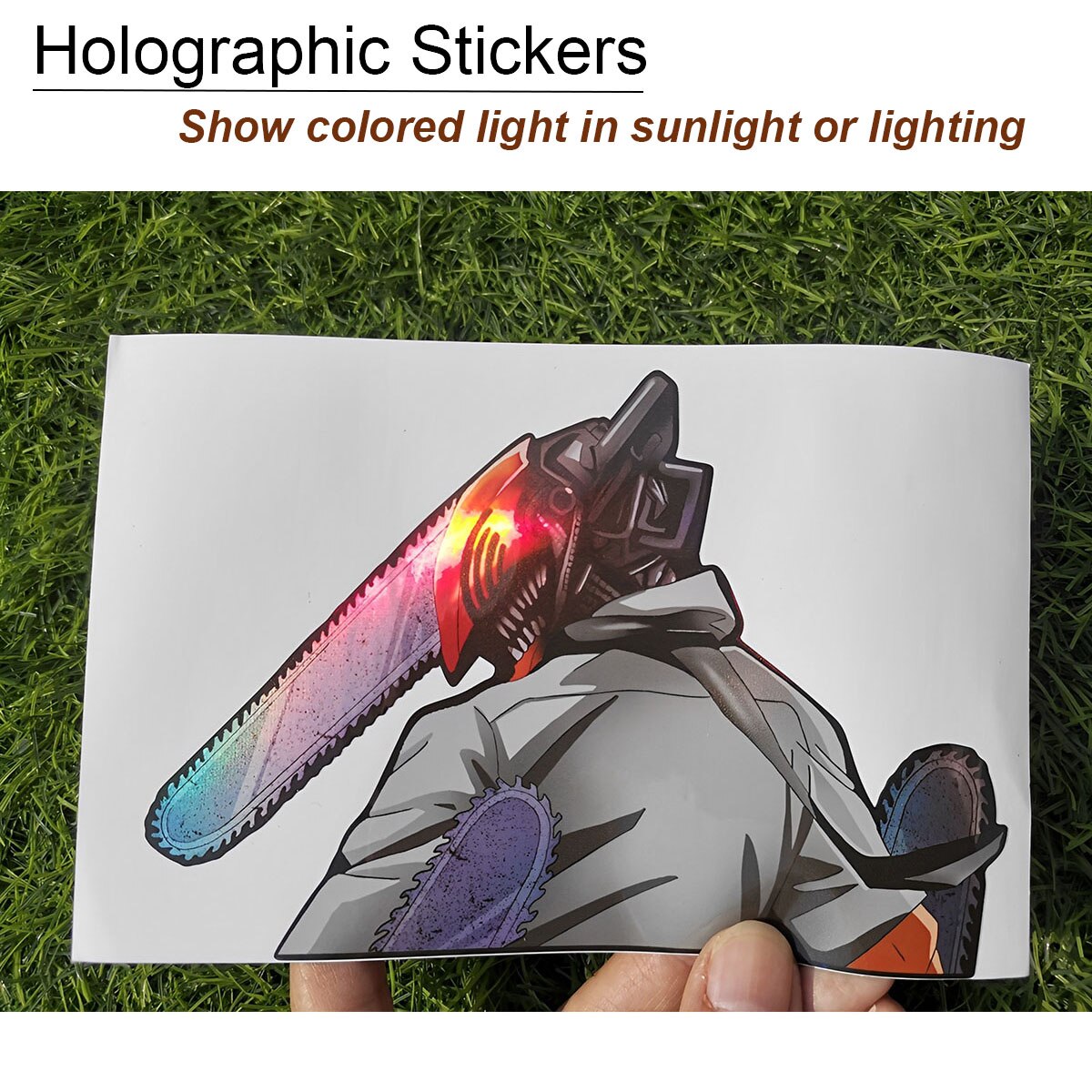 Chainsaw Man Denji Holographic Stickers