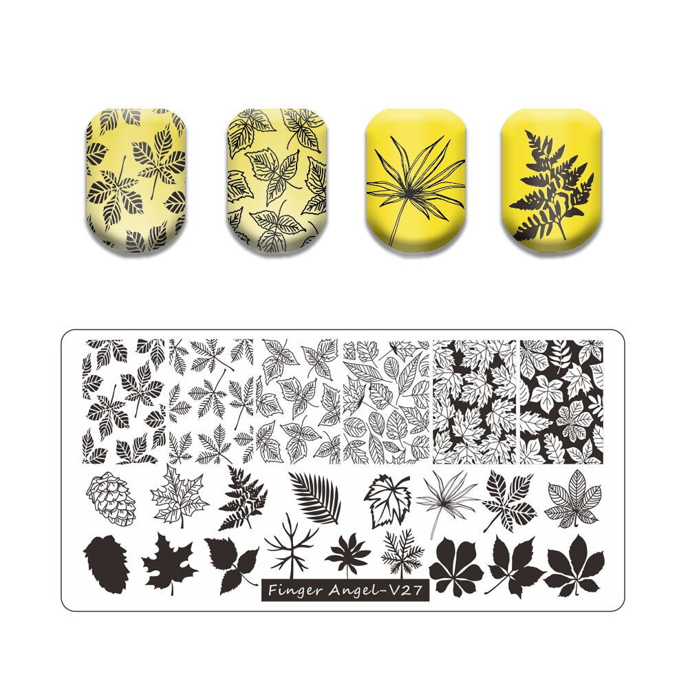 Nail Art Stamping Plates Holo Case