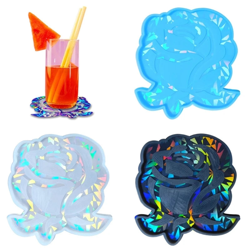 Holographic Rose Coaster Mold