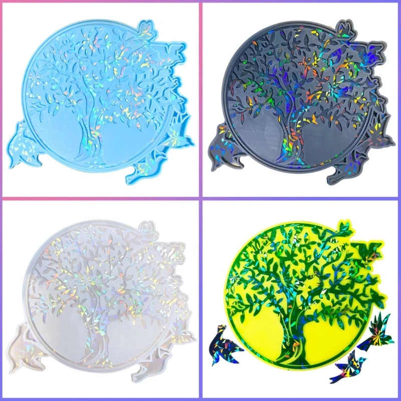 Diy Holo Tree of Life Wall Sticker Silicone Mold