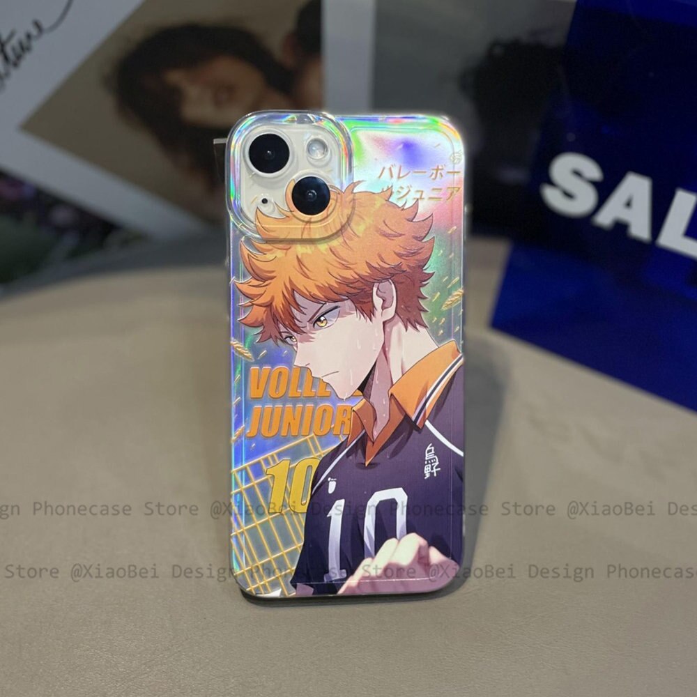 Holo Anime Haikyuu Tobio Kageyama iPhone Case