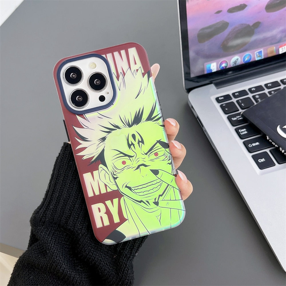 Iridescent Jujutsu Kaisen iPhone Case