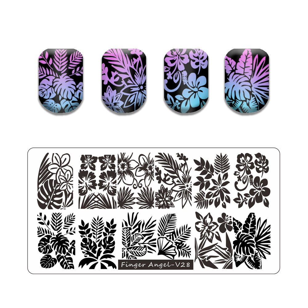 Nail Art Stamping Plates Holo Case