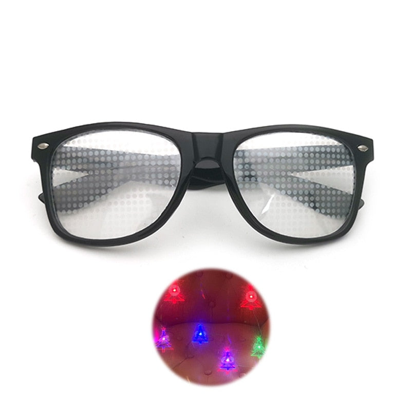 Diffraction 3D Rectangle Sunglasses