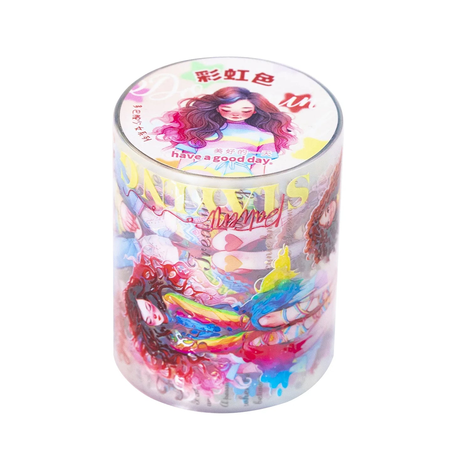 Holo Dopamine Girls Washi Tape