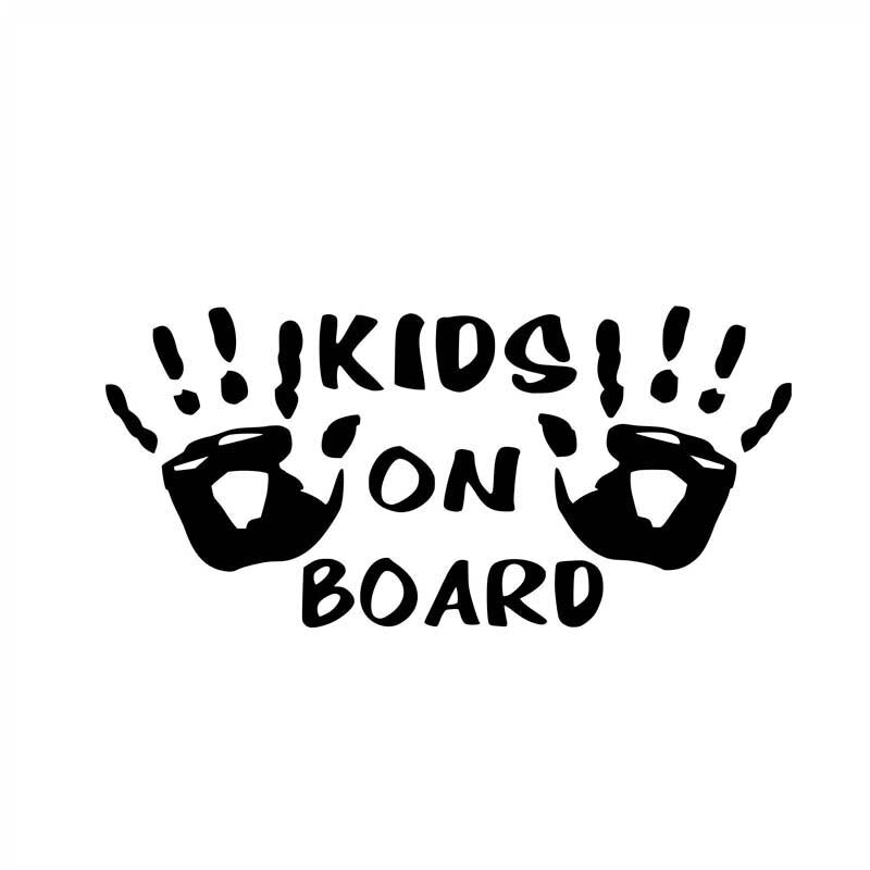 KIDS ON BOARD Vinyl Holographic Styling Decal