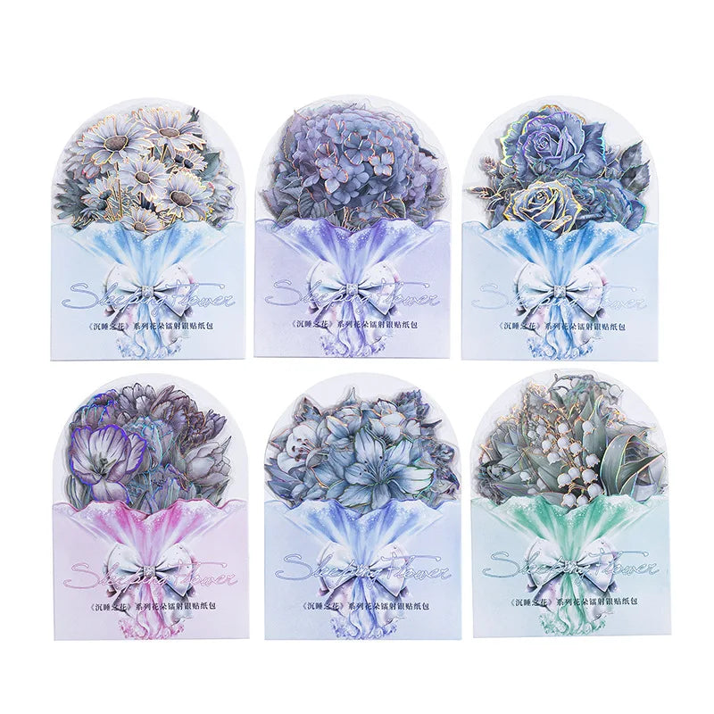 Sleeping Flowers Series Holo Stickers