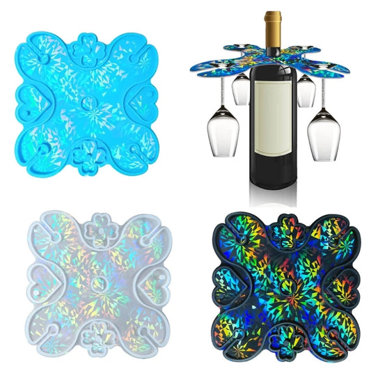 Holo Wine Glass Rack Resin Molds