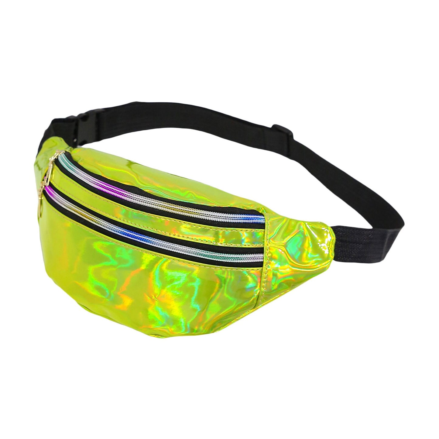 Holographic Fanny Pack / Beach Bum Zip Waist