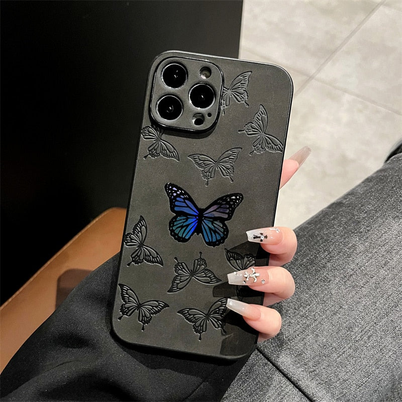 Holo Butterfly Cortex iPhone Case