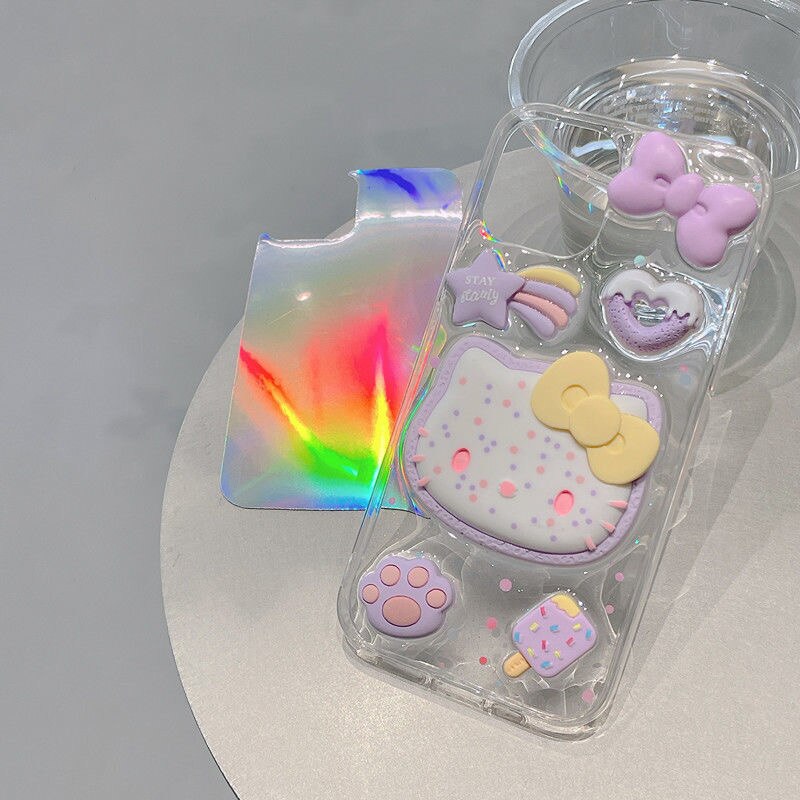 Holo Hello Kitty iPhone Case