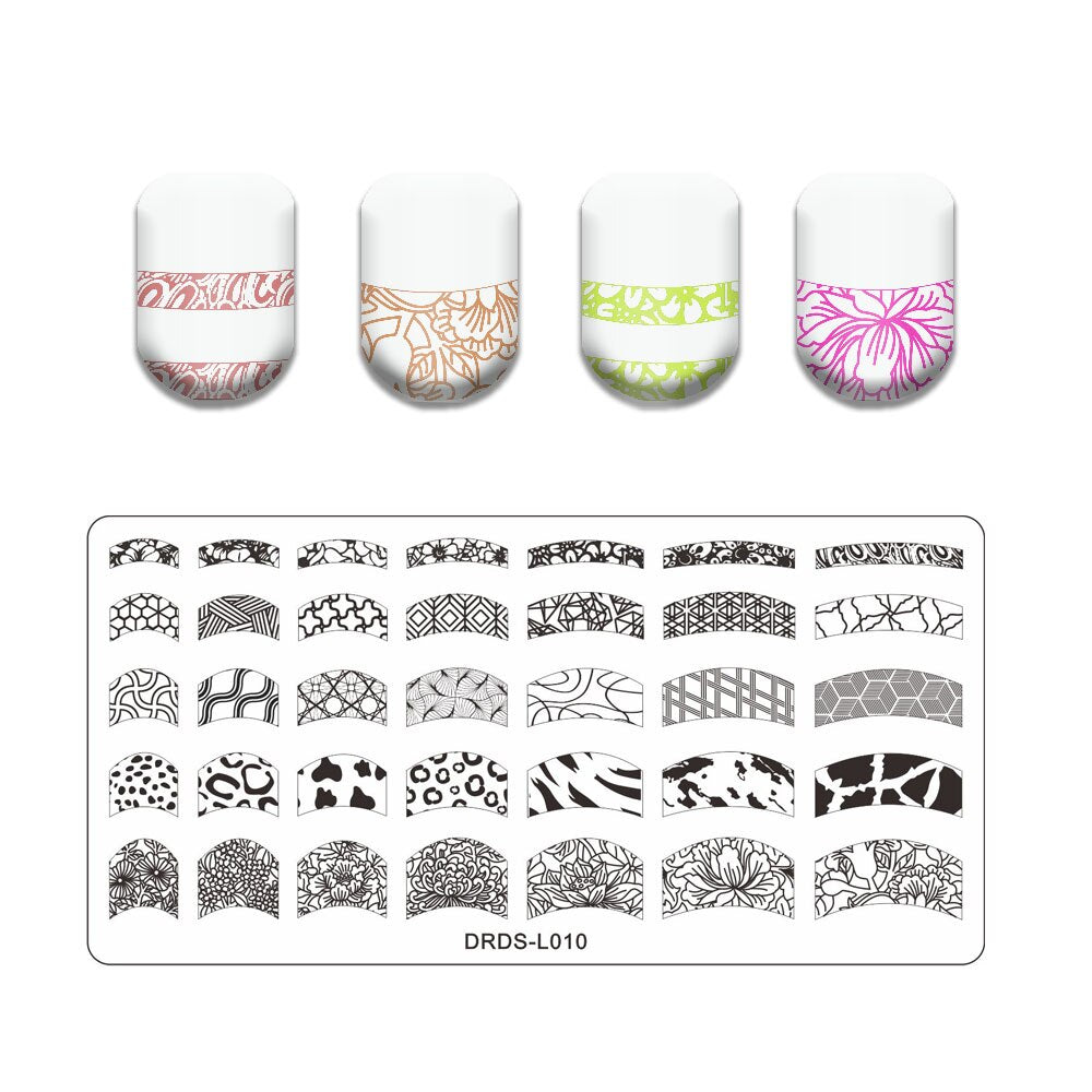 Nail Art Stamping Plates Holo Case