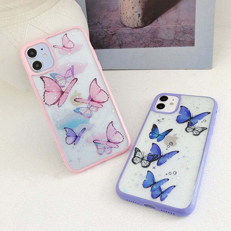 Holo Cute Butterfly iPhone Case