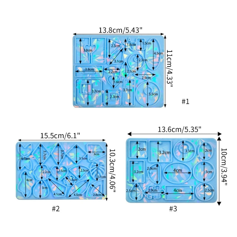 Holo Geometric Silicone Molds