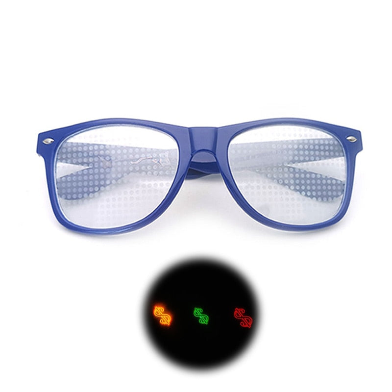 Diffraction 3D Rectangle Sunglasses