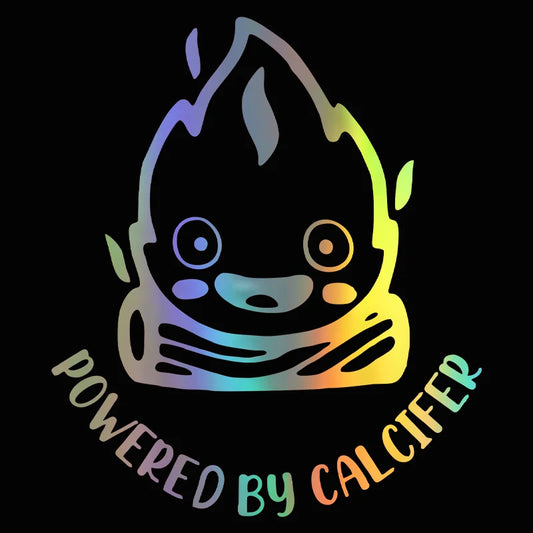 Powered by Calcifer Fuel Tank Cap Car Stickers