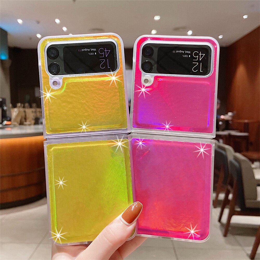 Holo Samsung Z Flip 4 Aurora Cover