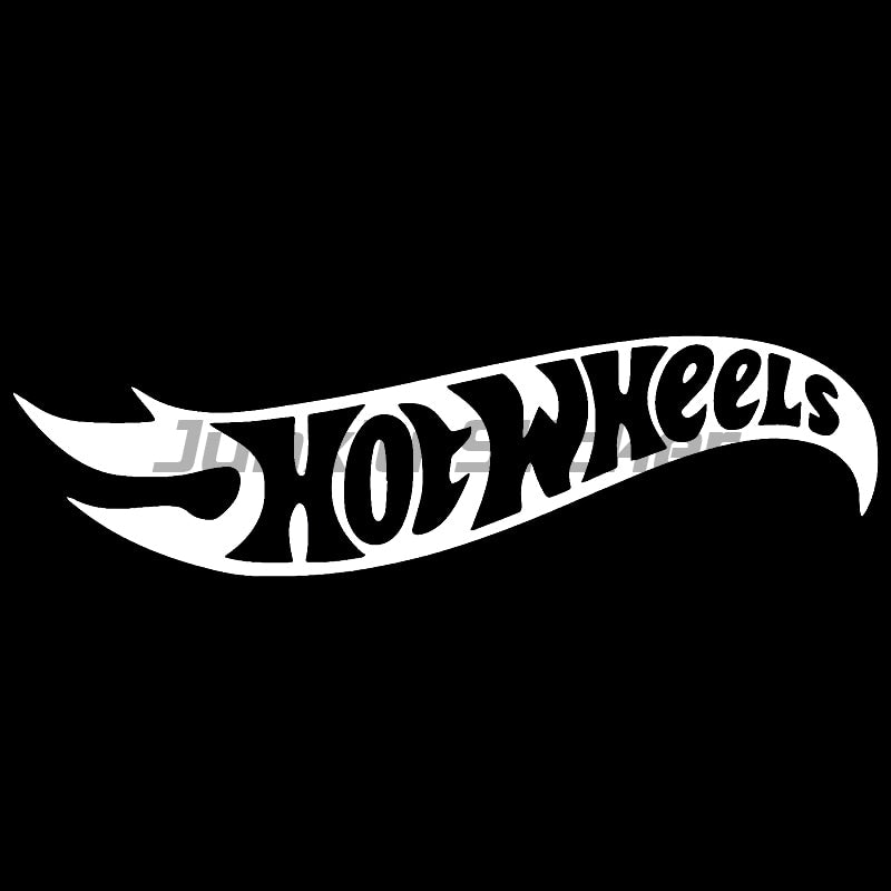 Holographic Hot Wheels Flames Logo