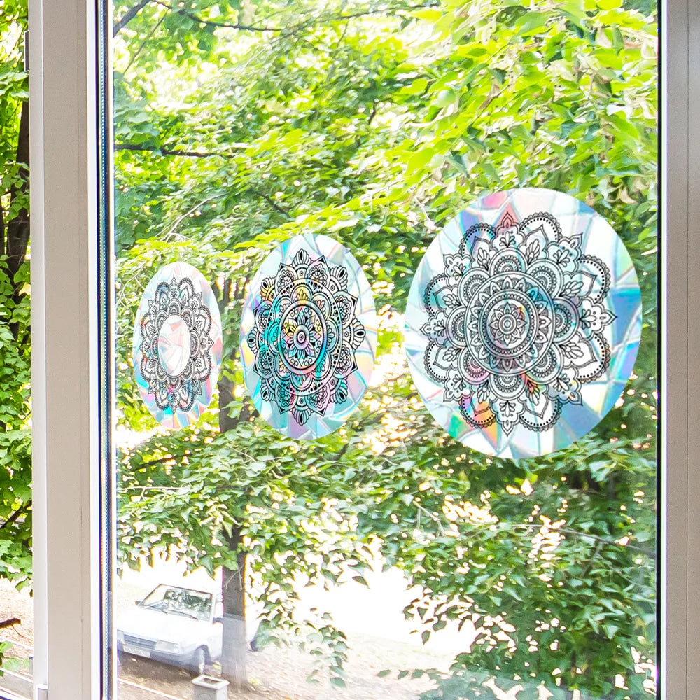 Datura Flower Suncatcher Stickers