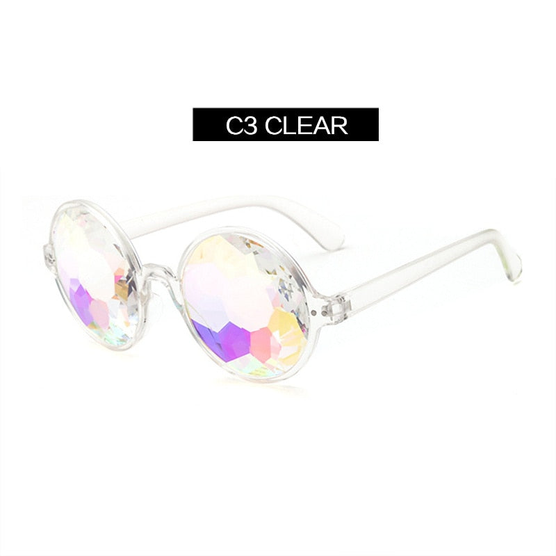 Kaleidoscope Rave Festival Round Sunglasses