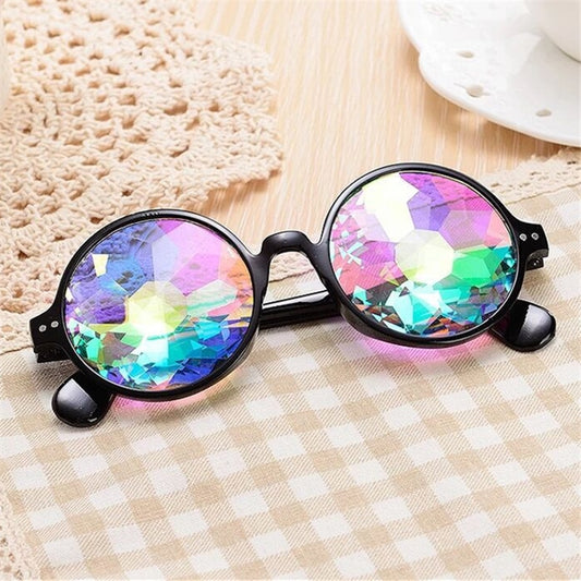 Kaleidoscope Rave Festival Round Sunglasses