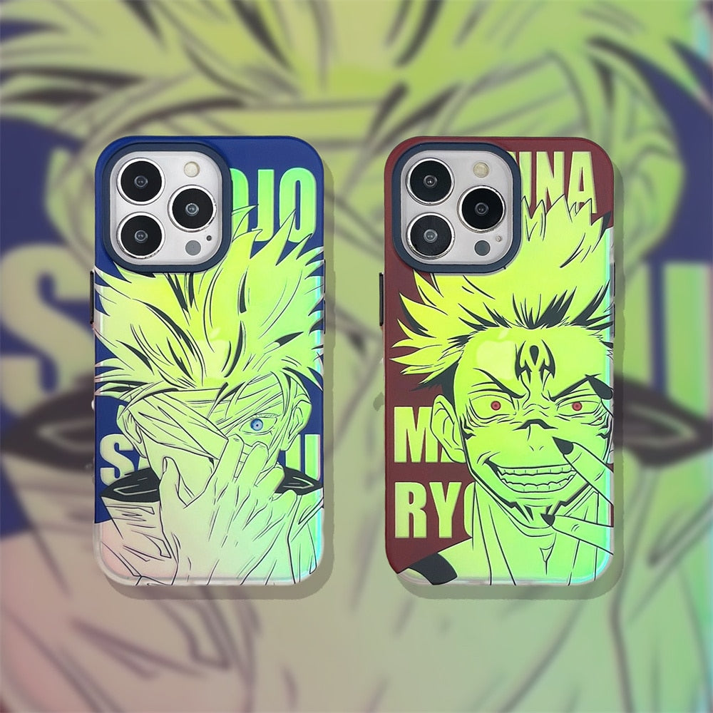 Iridescent Jujutsu Kaisen iPhone Case