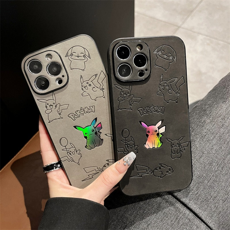 Holo Pikachu/Mickey iPhone Case