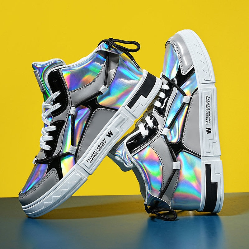 Holo Men's Shoes: High top Sneakers