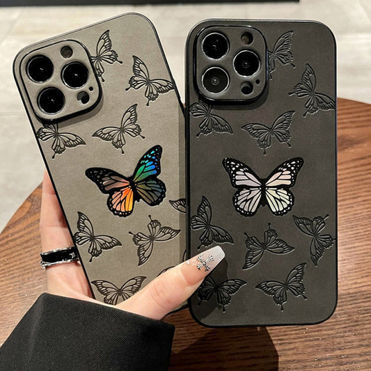 Holo Butterfly Cortex iPhone Case