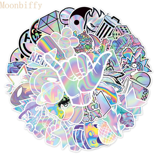 Holographic Graffiti Stickers