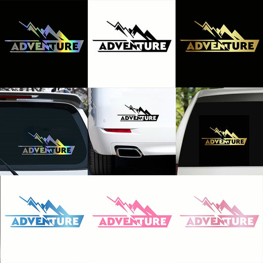 ADVENTURE Holo Vinyl Sticker