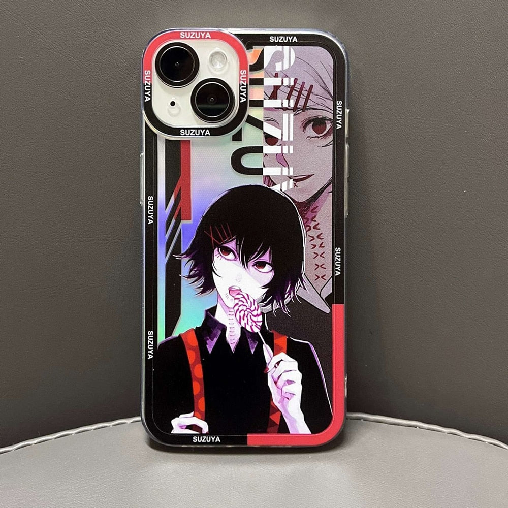 Holo Tokyo Ghoul Juzo Suzuya iPhone Case