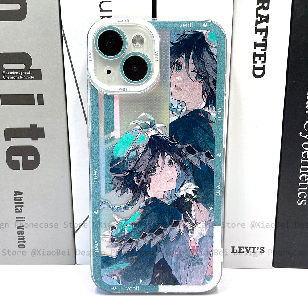 Holo Venti Genshin Impact iPhone Case