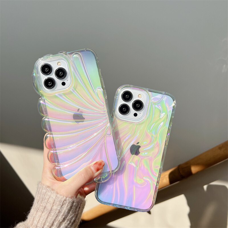 Holo 3D Shell Dazzling iPhone Case