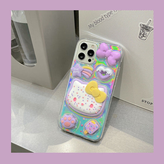 Holo Hello Kitty iPhone Case