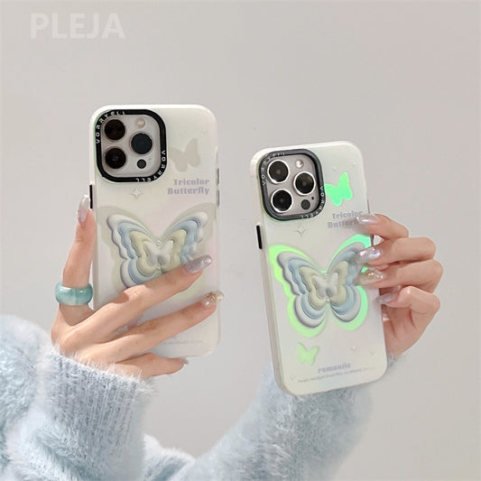 Holo Cute Butterfly iPhone Case