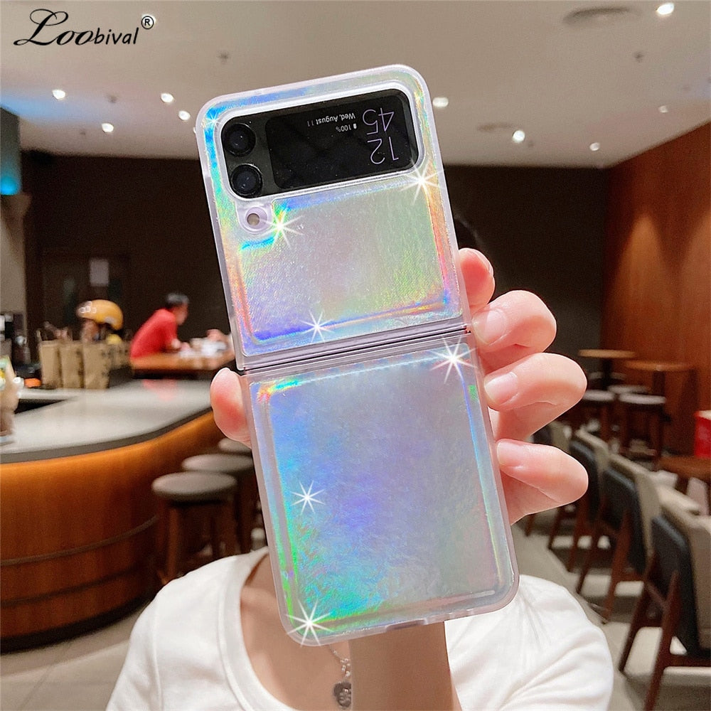 Holo Samsung Z Flip 4 Aurora Cover